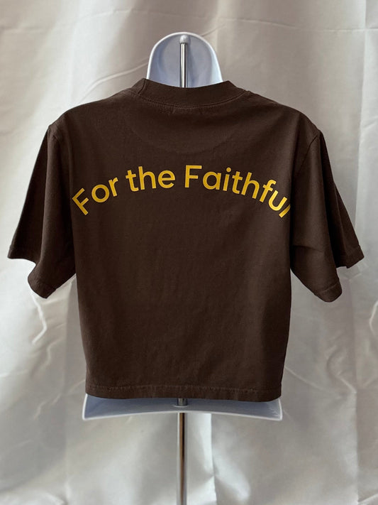 Padres, Brown, womens crop, English