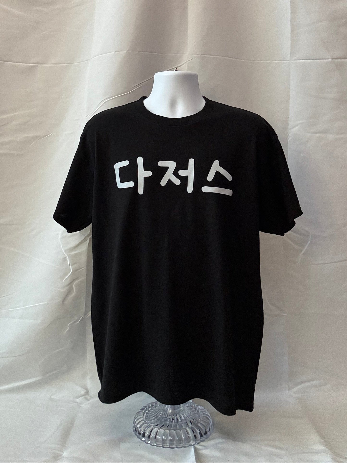 Dodgers, mens tee, Black, Korean