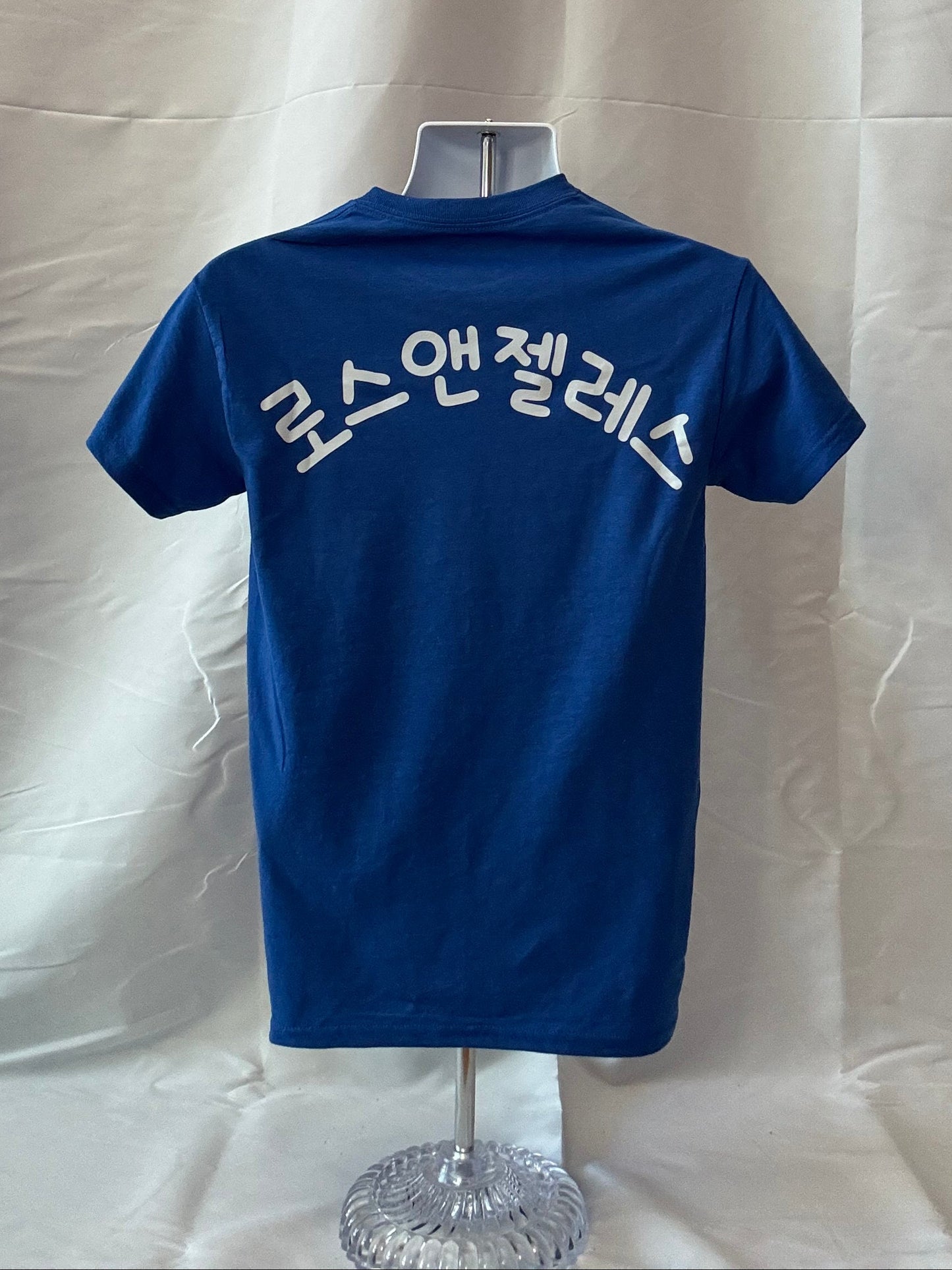 Dodgers, mens tee, Royal Blue, Korean