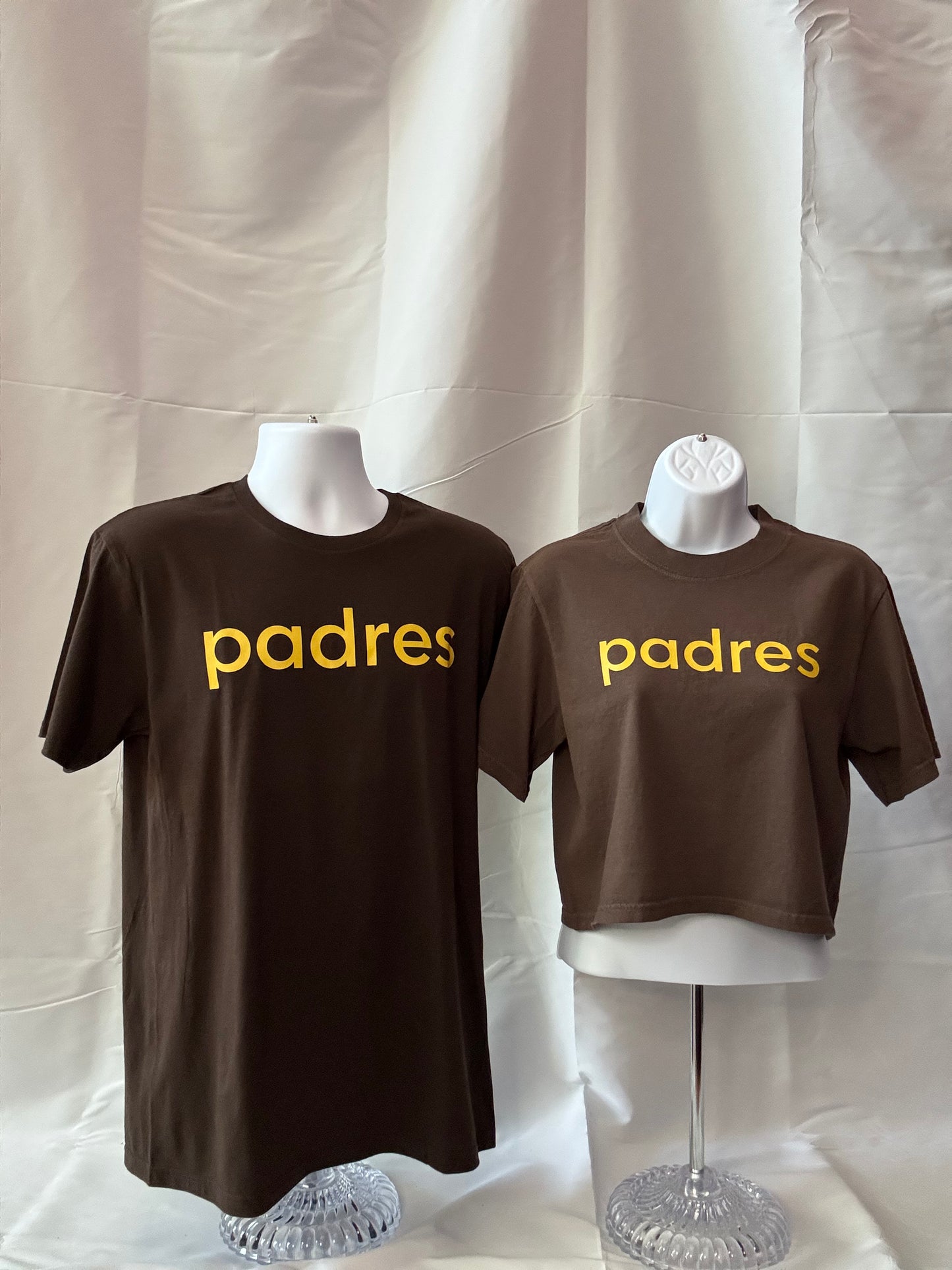 Padres, mens tee, Brown, English