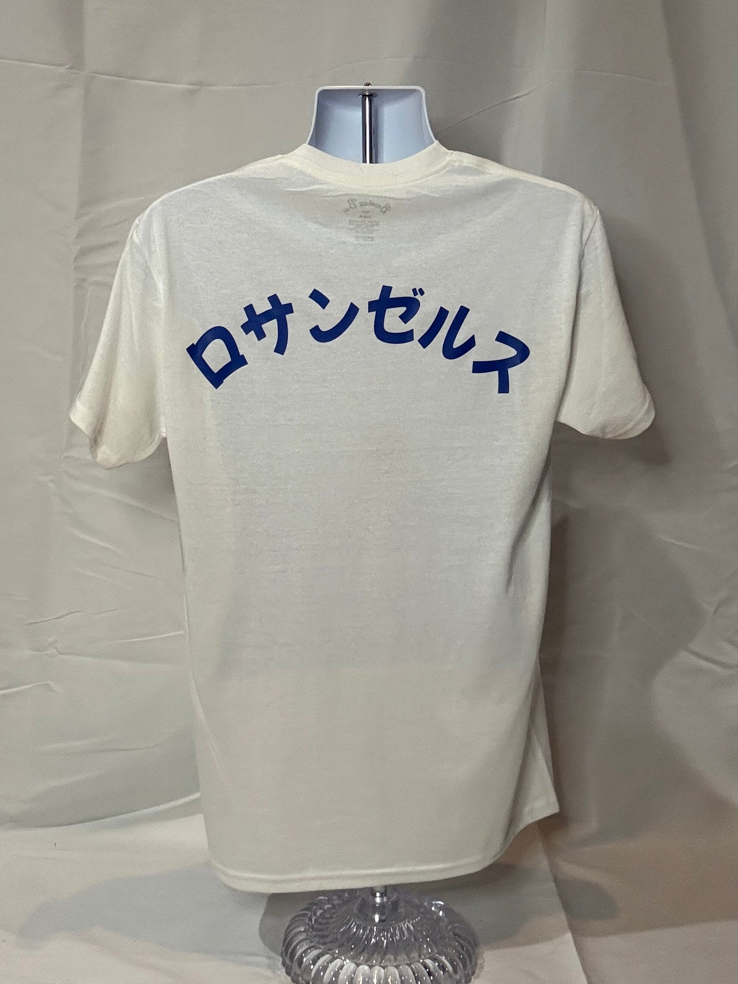 Dodgers, mens tee, White, Japanese