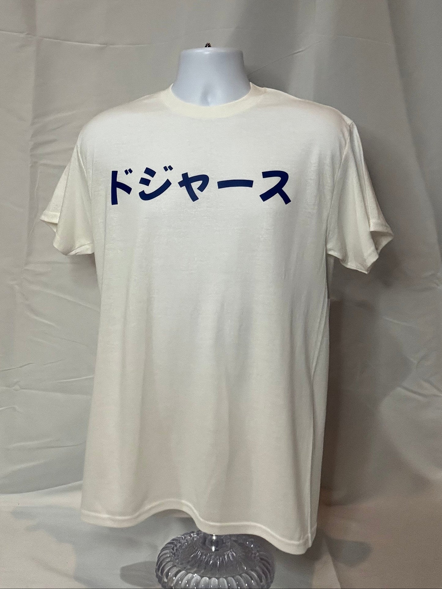Dodgers, mens tee, White, Japanese