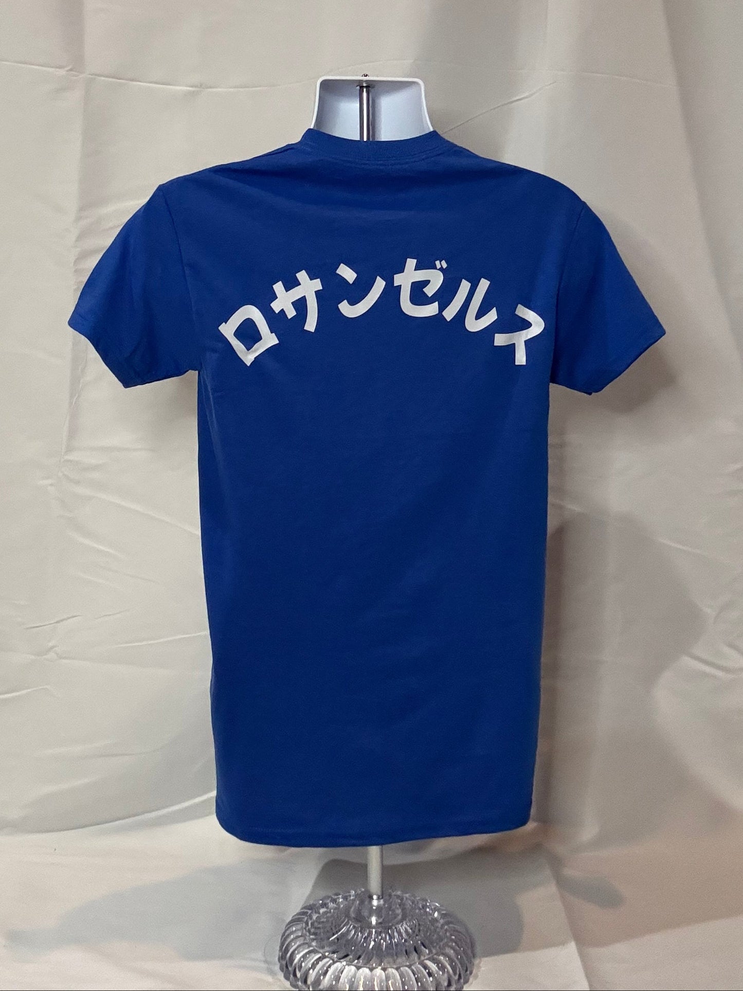 Dodgers, mens tee, Royal Blue, Japanese